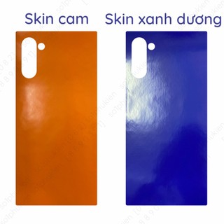 Miếng dán mặt lưng skin carbon dành cho dòng máy Samsung Galaxy Note 10/ Note 10 Plus (Note 10+)