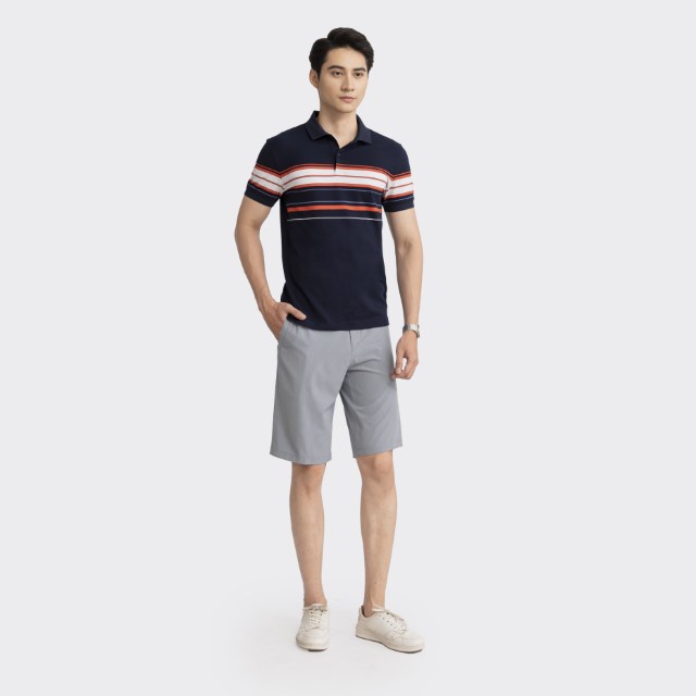 Áo thun nam POLO INSIDEMEN Form Slim Fit thiết kế vải cá sấu cotton cao cấp ngắn tay cực sang trọng và lịch lãm IPS046S3