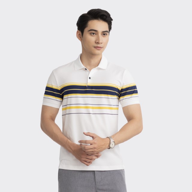 Áo thun nam POLO INSIDEMEN Form Slim Fit thiết kế vải cá sấu cotton cao cấp ngắn tay cực sang trọng và lịch lãm IPS046S3