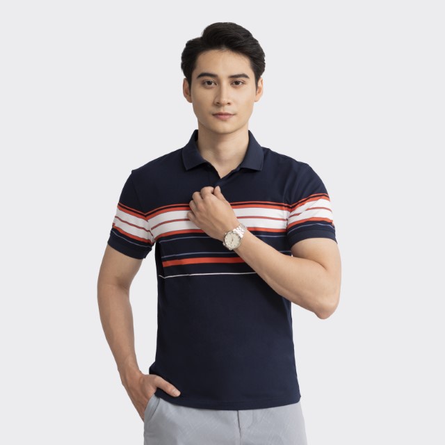 Áo thun nam POLO INSIDEMEN Form Slim Fit thiết kế vải cá sấu cotton cao cấp ngắn tay cực sang trọng và lịch lãm IPS046S3