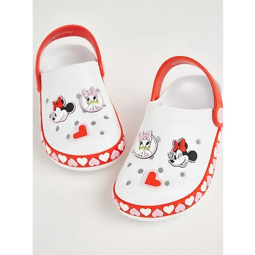 Dép sục sandal clog siêu nhẹ hồng unicorn/minnie trắng George _authentic UK