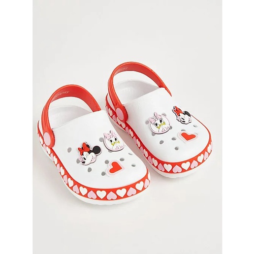 Dép sục sandal clog siêu nhẹ hồng unicorn/minnie trắng George _authentic UK