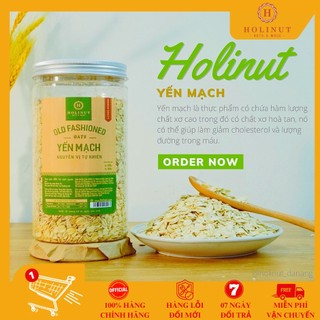 Yến mạch nguyên cám Nhập khẩu ÚC đóng gói hũ 500gr thương hiệu Holinut