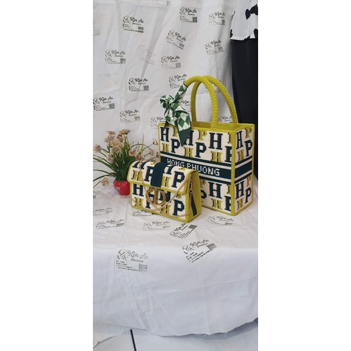 SET TÚI THÊU CHỮ THẬP THEO TÊN