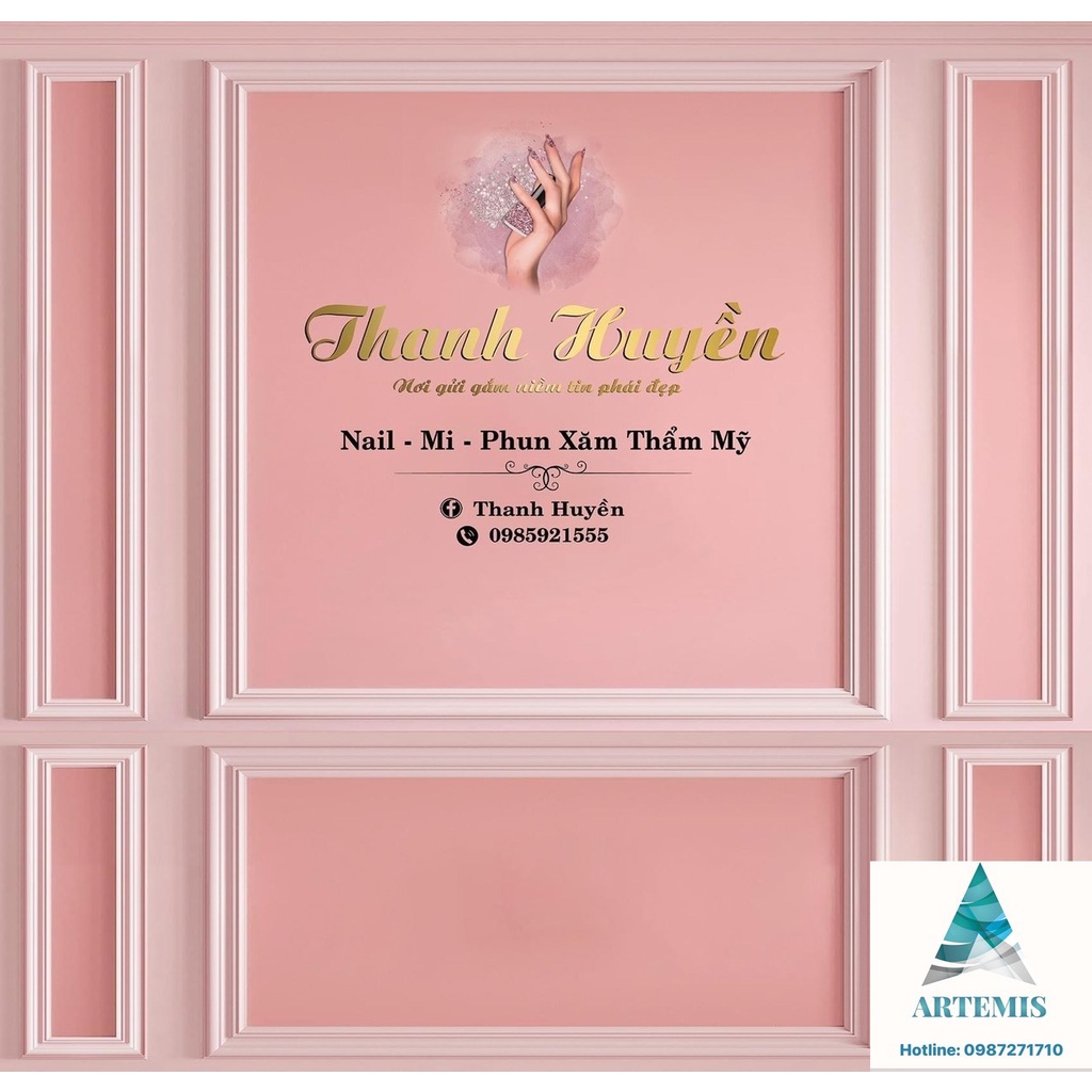 Tranh Phông Nền 3D LiveStream chụp ảnh tone màu nhẹ nhàng