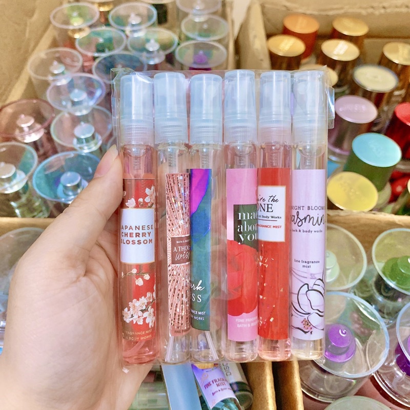 Body Mist Xịt Thơm Toàn Thân Bath And Body Works Và Victoria Secret 10ml