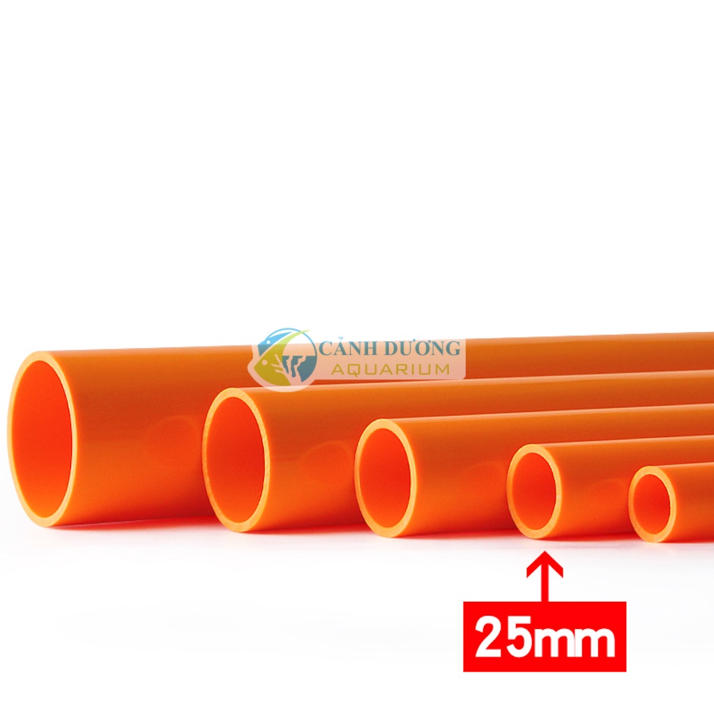 Ống cam U-PVC Phi 32-25-20 chuyên dùng cho hồ cá