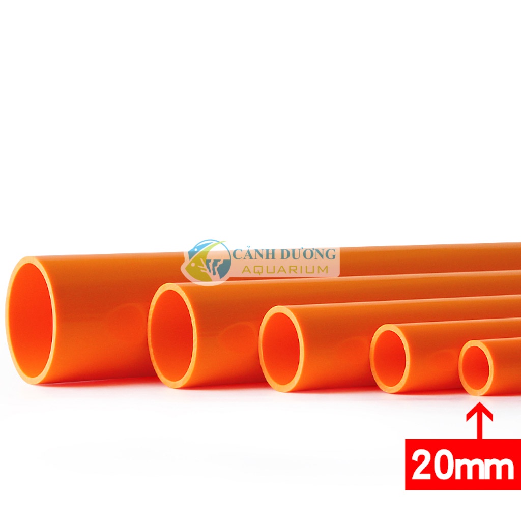 Ống cam U-PVC Phi 32-25-20 chuyên dùng cho hồ cá