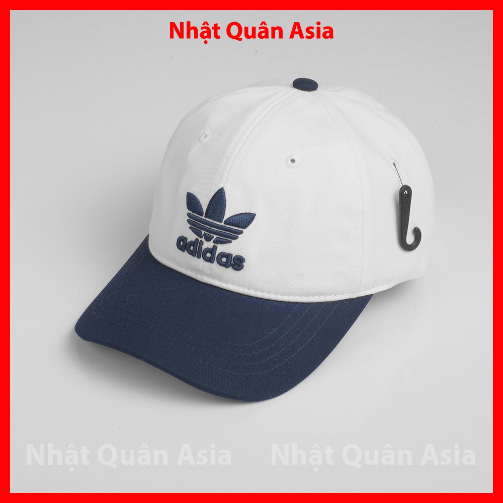 Nón lưỡi trai Adidas Originals phối 2 màu logo thêu form mềm cực chất - Nhật Quân Asia nhatquanasia capman