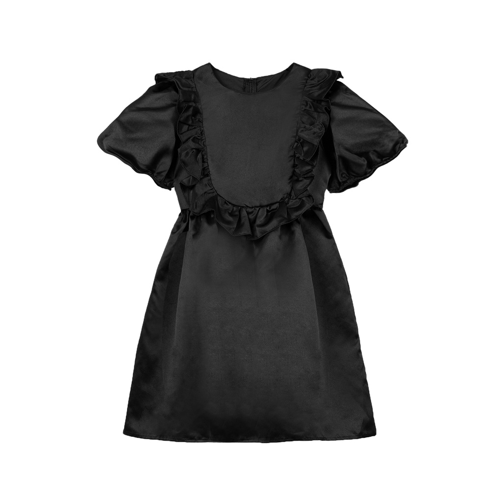 Váy babydoll Tafta Sweetie tay bồng tiểu thư Souris By G