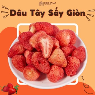 DÂU TÂY SẤY GIÒN ĐẶC SẢN CHINH ĐÀ LẠT - loại chua ngọt giòn, xốp, ngọt nhẹ, chua chua, cực thơm