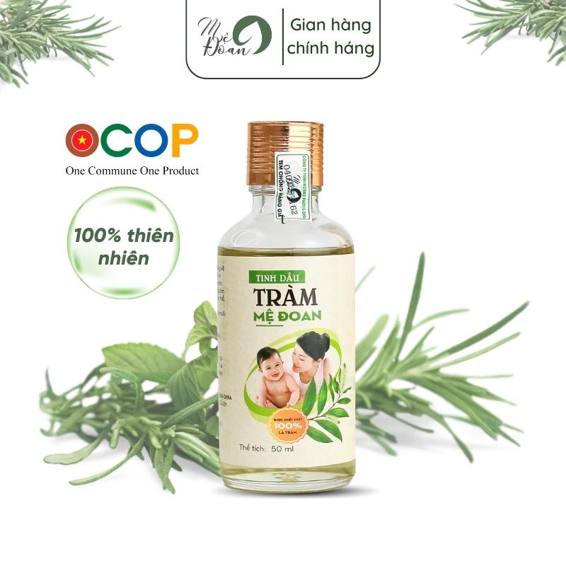 Tinh dầu tràm MỆ ĐOAN nguyên chất giữ ấm, đuổi muỗi, phòng cảm lạnh 50ml, 100ml