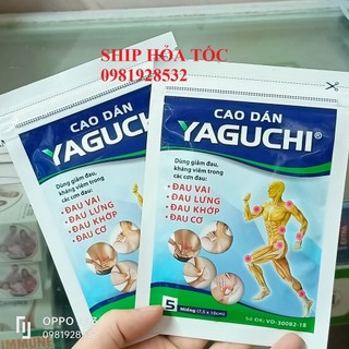 Yaguchi cao dán hộp 1 gói x 5 miếng