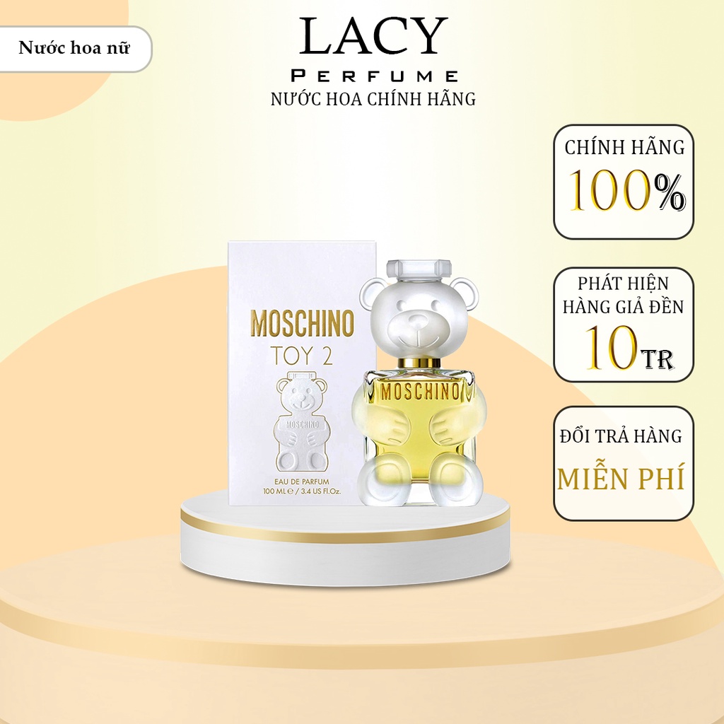 Nước hoa nữ cao cấp Mini 𝑴𝒐𝒔𝒄𝒉𝒊𝒏𝒐 𝑻𝒐𝒚 2 𝑬𝒅𝒑 Phiên Bản Gấu Xinh Xắn - 10 ml