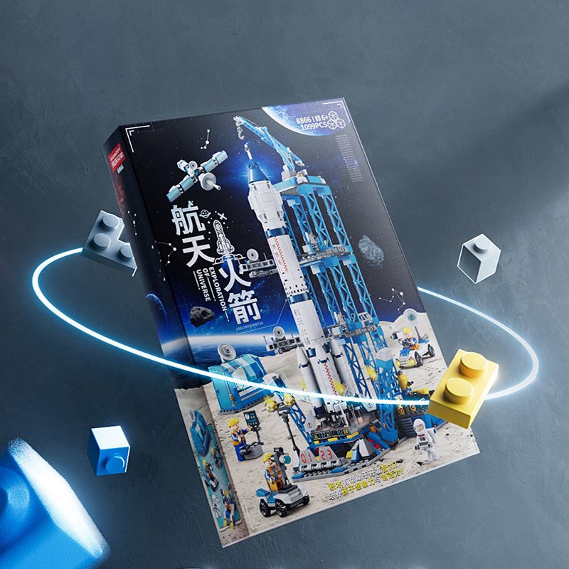 Đồ chơi lắp ráp lego Tàu Vũ Trụ TVT 1093, bộ lego xếp hình phi thuyền không gian đồ chơi cho bé