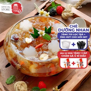 Chè dưỡng nhan Tuyết Yến 400g set nguyên liệu nấu được 12-15 chén đầy đủ thành phần - Nhất Phẩm Đường