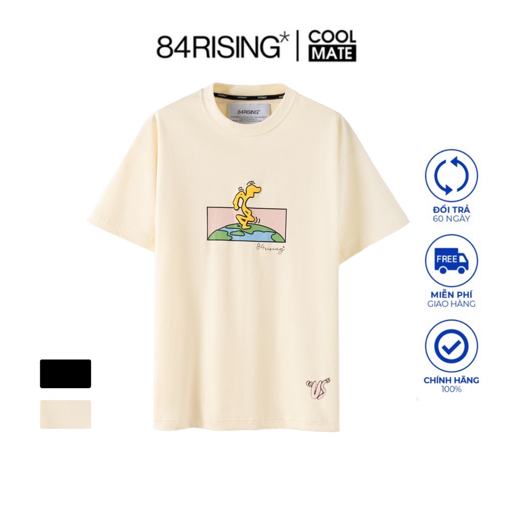 Áo Thun T-shirt Oversize 84RISING - Walking around the earth - Thương hiệu 84RISING