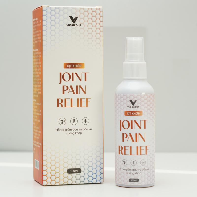 Xịt khớp Joint Relief Plus hỗ trợ giảm đau nhức xương khớp VNS Group 100ml