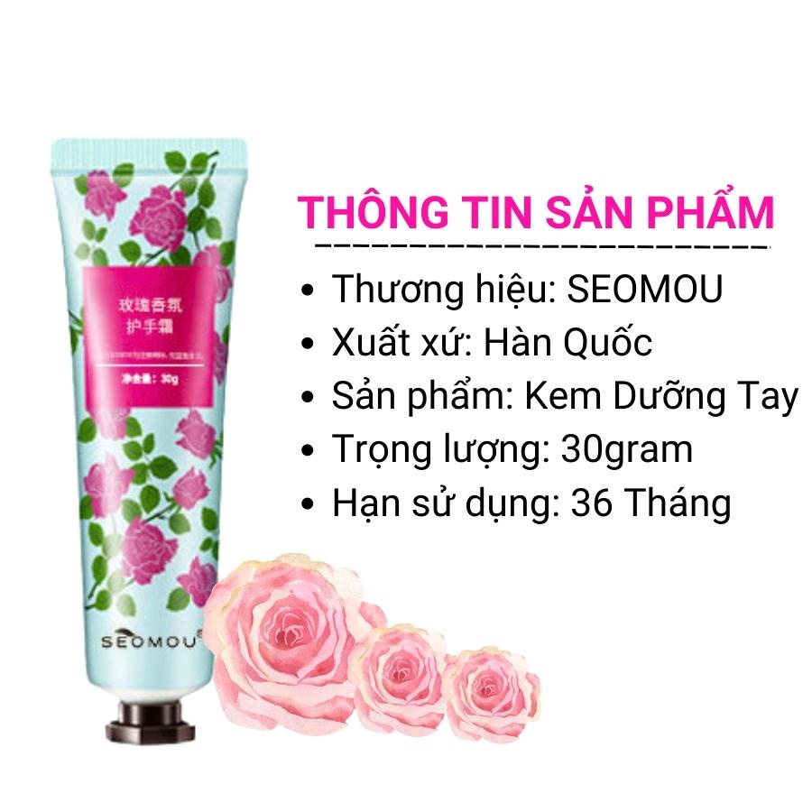 Kem dưỡng da tay Seomou Hàn Quốc, Kem dưỡng tay mêm mịn chiết xuất từ thiên nhiên giúp dưỡng ẩm & bảo vệ da tay 30g