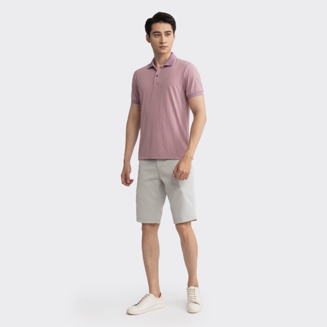 Áo thun nam polo công sở INSIDEMEN vải trơn cao cấp ngắn tay tông màu cực sang trọng lịch lãm IPS052S3