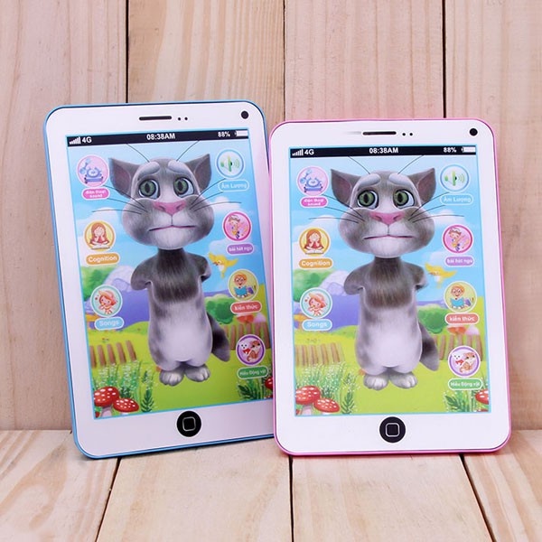 Đồ Chơi Ipad Mèo Tom Cho Bé Cảm Ứng Đa Chức Năng Thông Minh Biết Nói