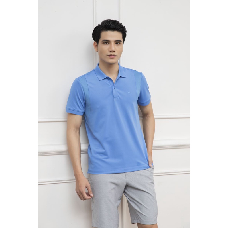 Áo polo nam  KWIN   đứng dáng bền màu from rộng KPS008S1