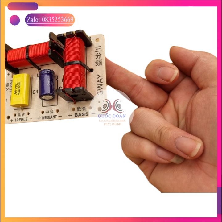 CỦ Mạch phân tần HX328 3 đường tiếng cải thiện âm thanh chuyên loa kéo loa Full gia đình