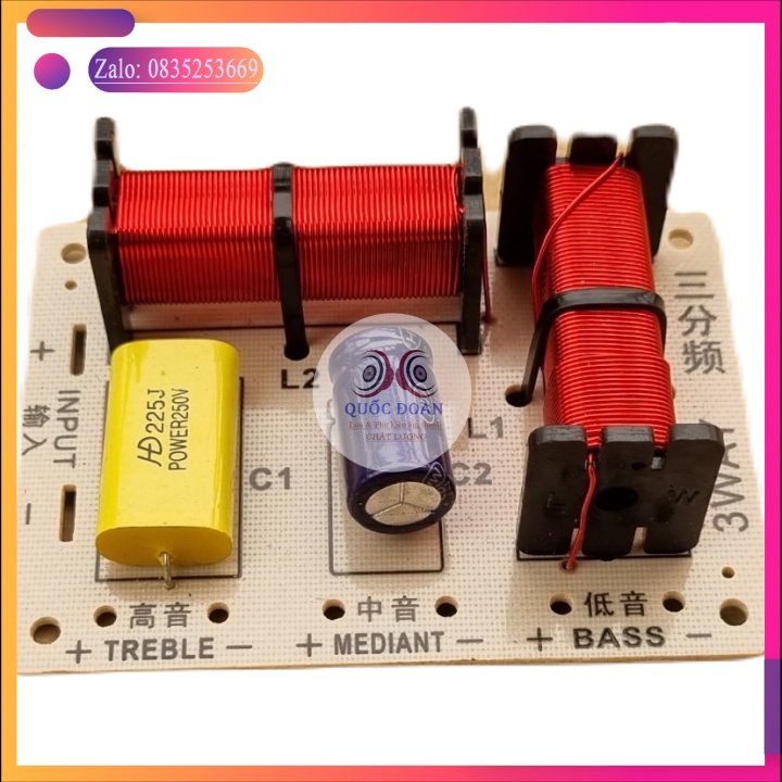 CỦ Mạch phân tần HX328 3 đường tiếng cải thiện âm thanh chuyên loa kéo loa Full gia đình