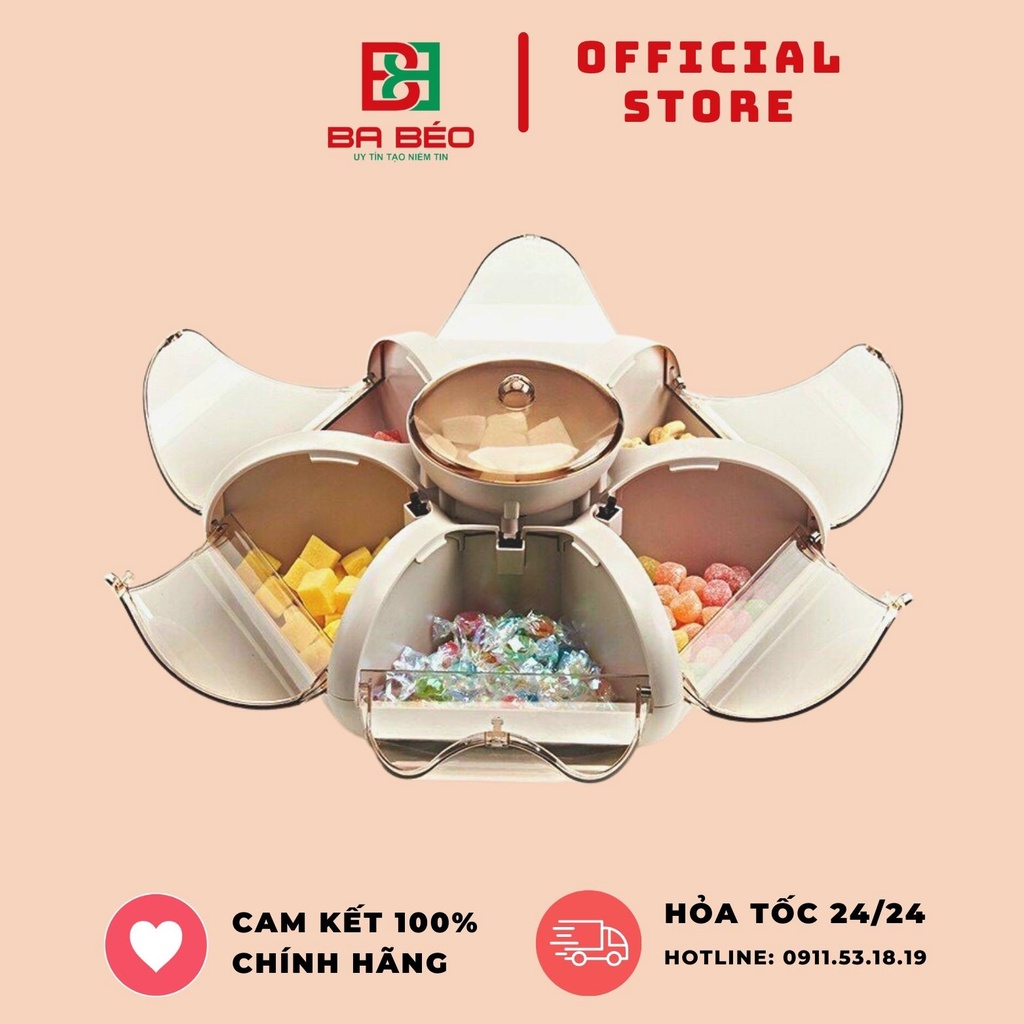 Khay đựng bánh kẹo, mứt ngày Tết thiết kế sang trọng, thời thượng