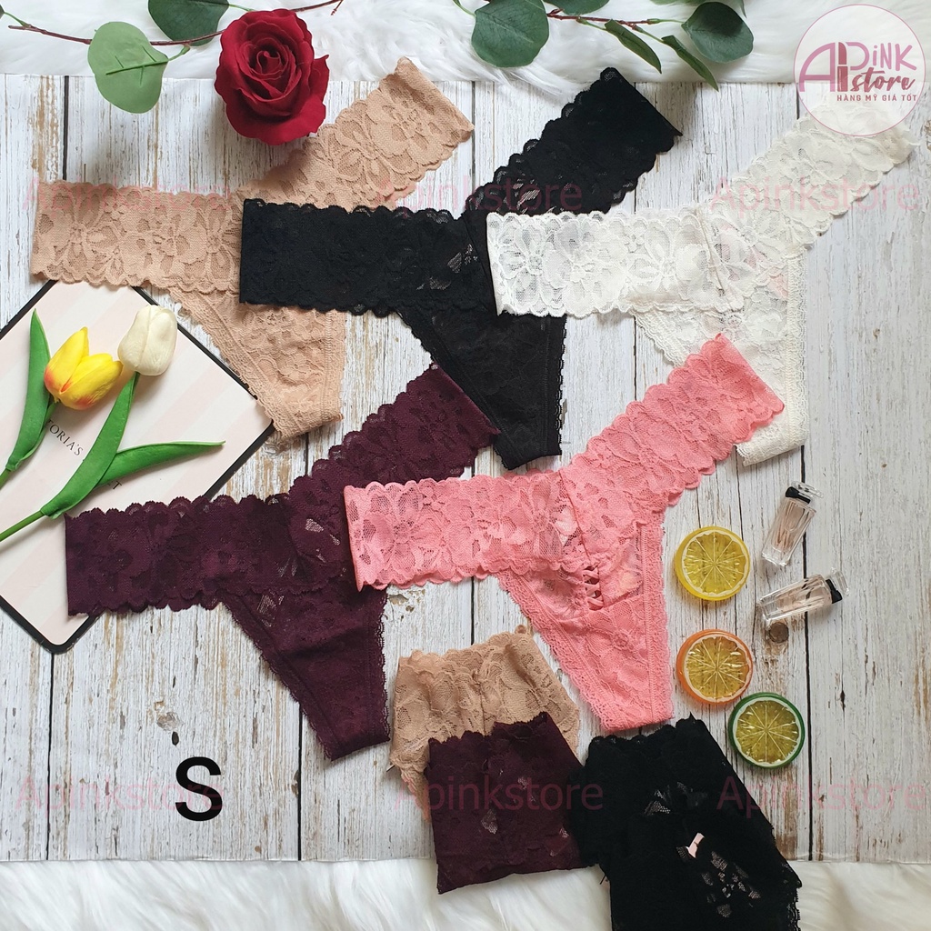 Quần lót Victoria Secret lọt khe size S - Quần Victoria Secret chính hãng săn sale giá rẻ