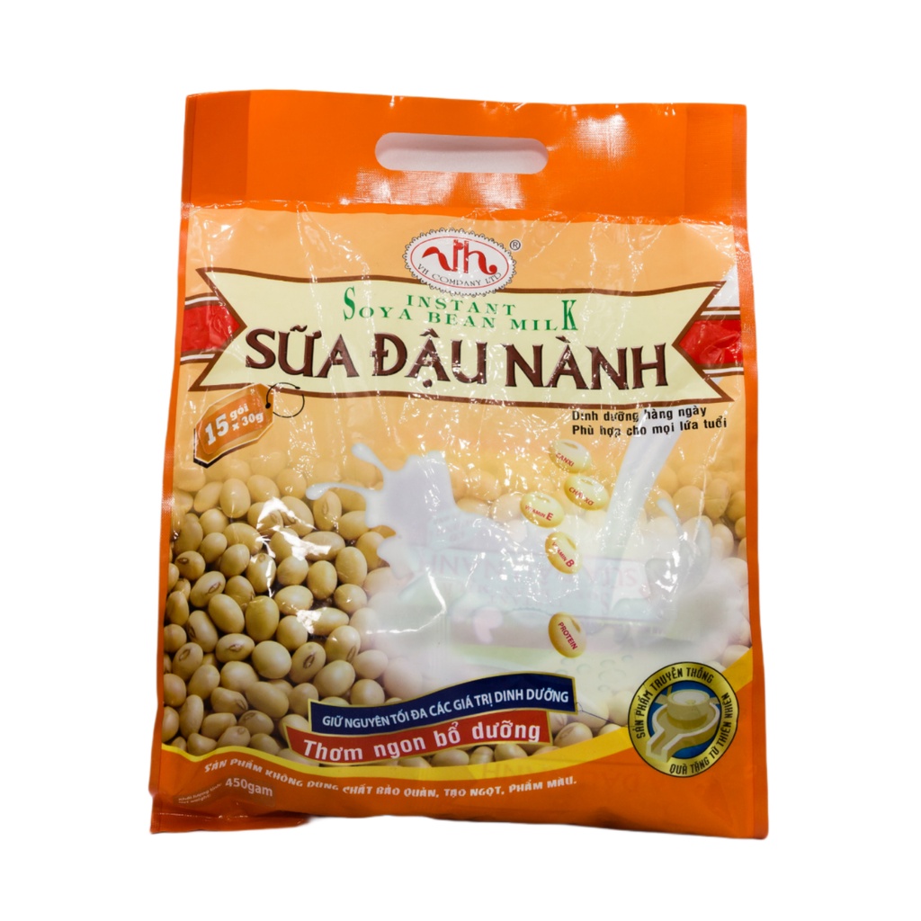 Bột sữa đậu nành nguyên chất dinh dưỡng Vạn Hương (có đường/không đường) bổ sung Canxi