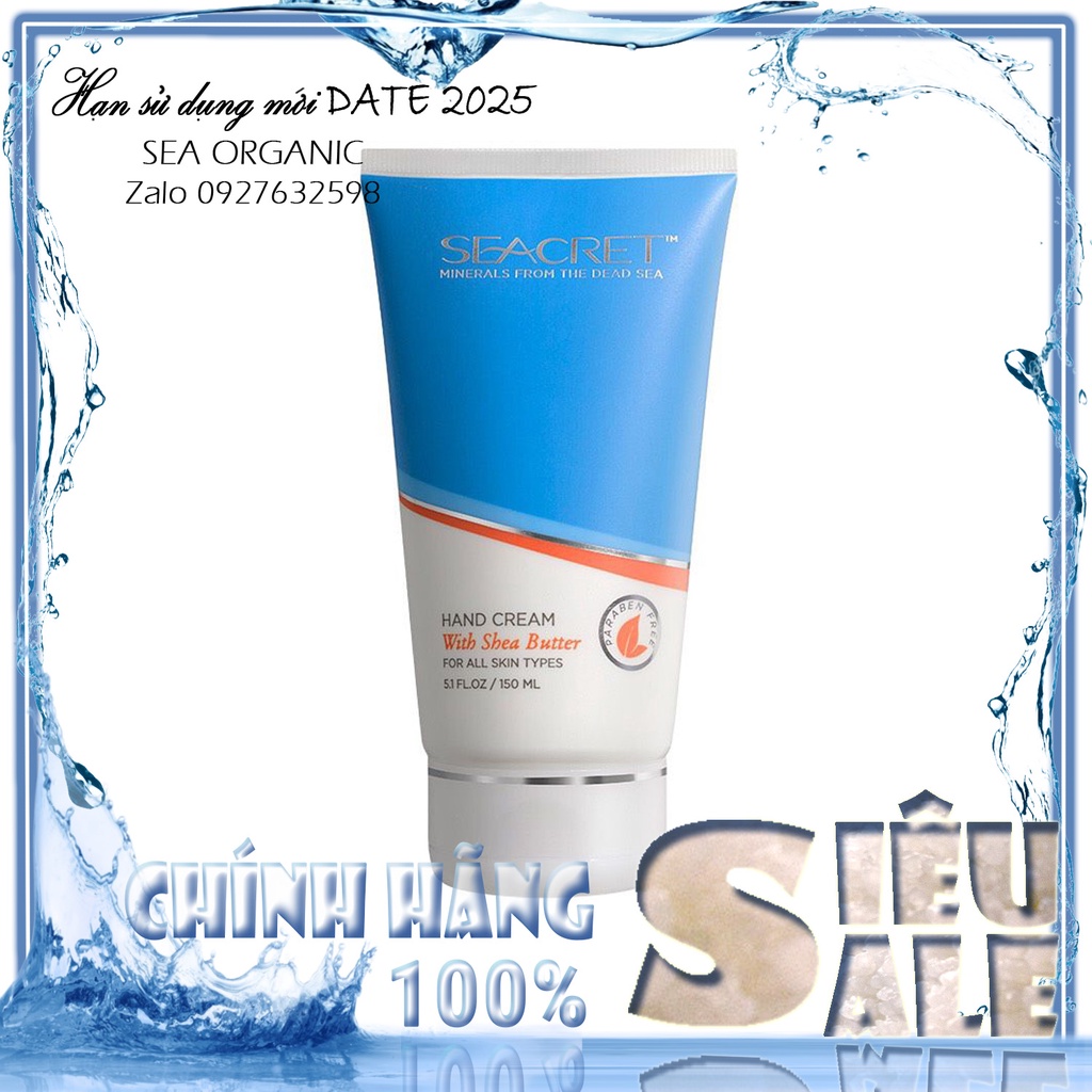 KEM DƯỠNG DA TAY SEACRET HAND CREAM WITH SHEA BUTTER