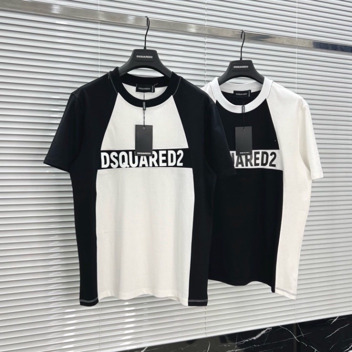 Áo Phông nam nữ Premium Cotton, áo thun DSQ màu đen và trắng Hot Trend 2023. Blue Chic Store