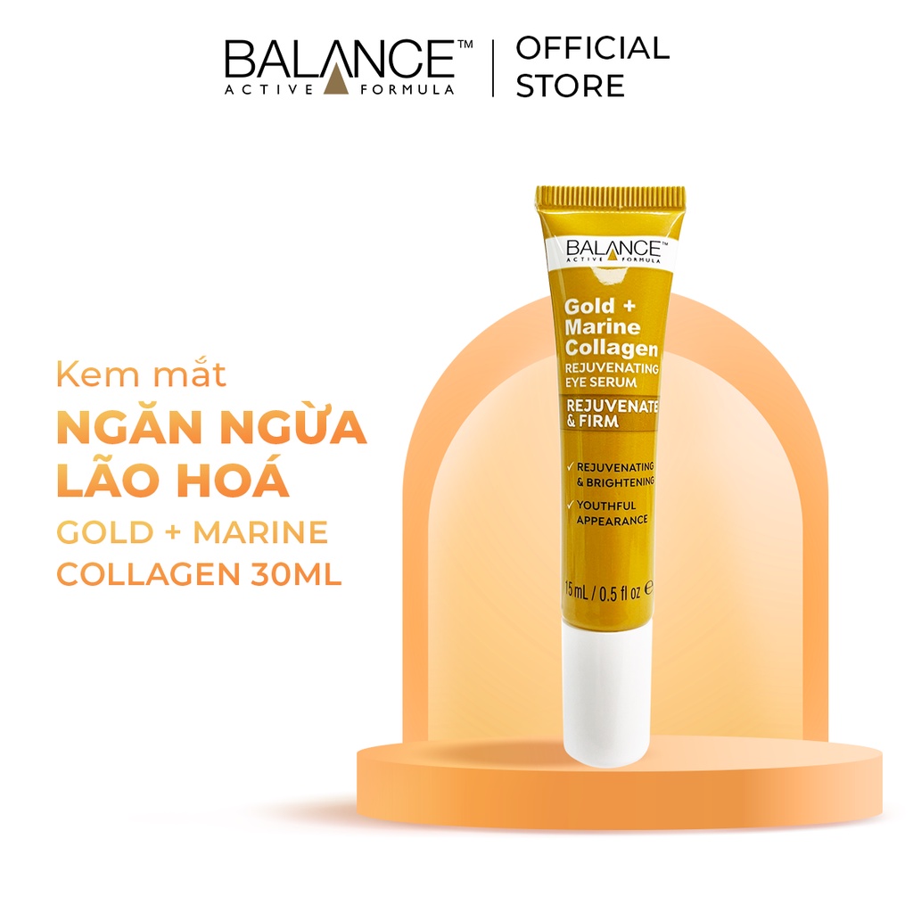 Serum Tái Tạo Và Dưỡng Da Mắt Balance Active Formula Gold Collagen Rejuvenating eye 15ml