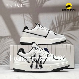 Giày sneaker mlb chunky, giày thể thao mlb trắng phối đen siêu đẹp full box bill tặng tất