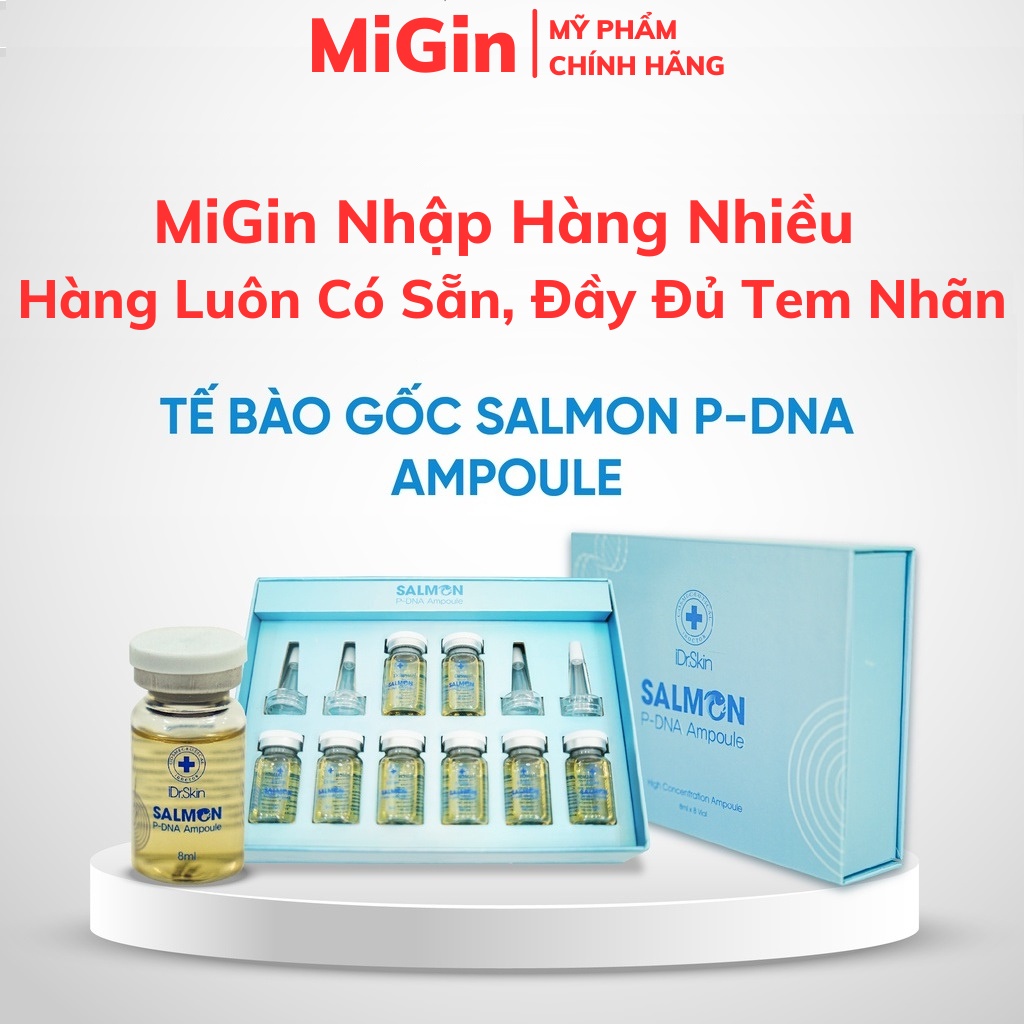 Tế Bào Gốc DNA Cá Hồi IDr Skin Salmon P DNA Ampoule Căng Bóng Trẻ Hóa Da