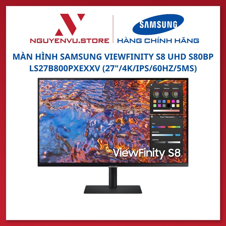 Màn hình Samsung S8 S80BP LS32B800PXEXXV 32 Inch / LS27B800PXEXXV 27 Inch (4K UHD/IPS/60Hz/5ms/USB-C) - Hàng Chính Hãng | BigBuy360 - bigbuy360.vn