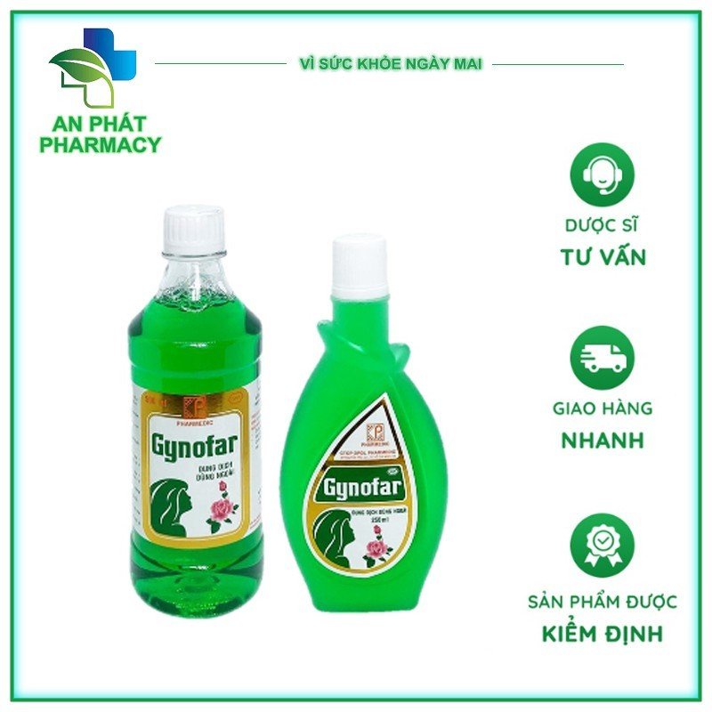 Gynofar dung dịch vệ sinh phụ nữ 500ml / Gynofar 250 ml