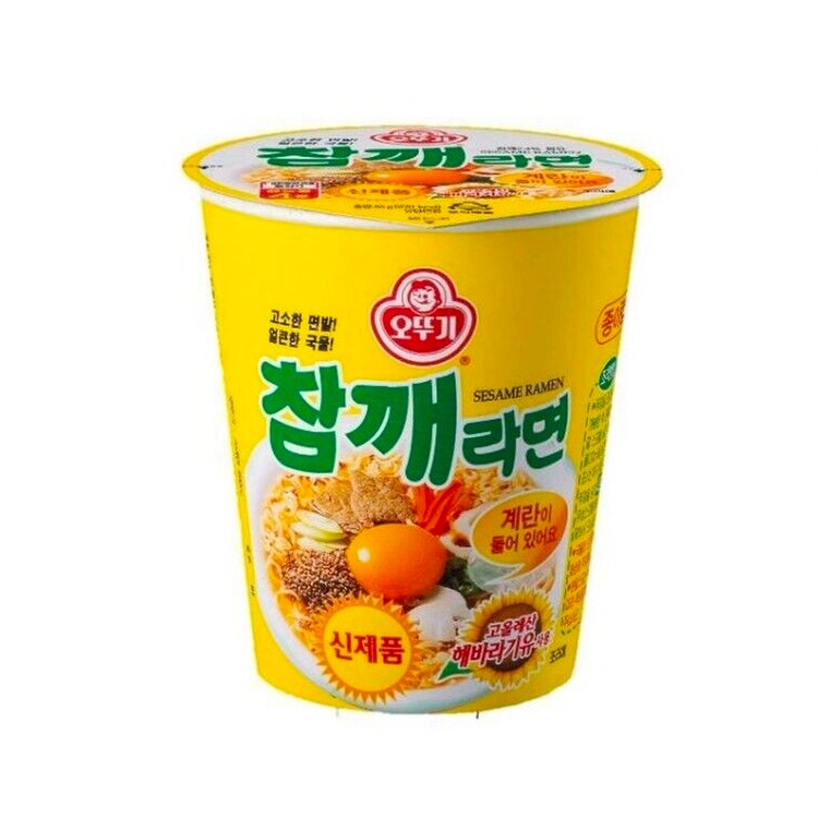 Mì trứng mè Hàn Quốc dạng ly nhỏ 65g