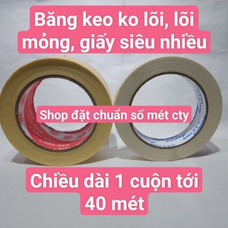 Băng Keo Giấy Chặn Màu, Cố Định Bản Vẽ, 1 cuộn băng keo giấy siêu dầy chặn sơn, băng keo note, băng keo dài 40m 1 cuộn