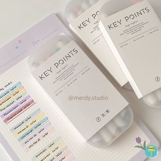 Set 5 bút highlighter Key Point màu pastel (kèm hộp đựng)