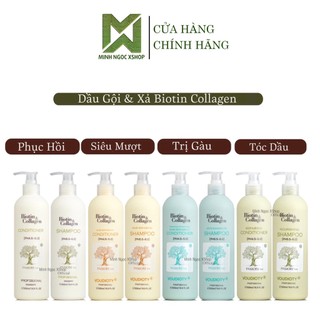 Dầu gội xả Biotin Collagen Voudioty 500ML - 1000ML chính hãng
