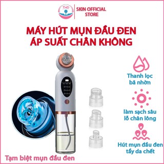 Máy hút mụn đầu đen áp suất chân không TMD, hút nước bong bóng nhỏ nhẹ nhàng êm ái, saybye mụn đầu đen