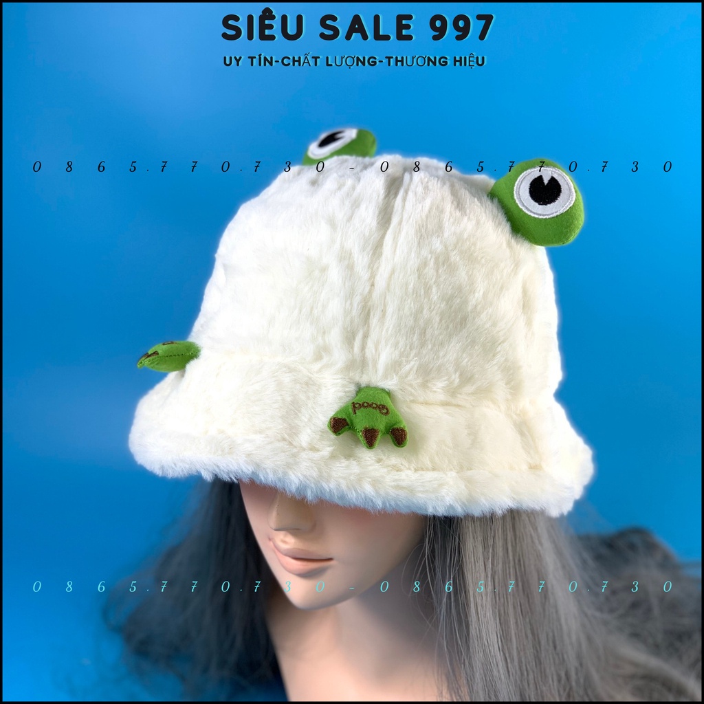 MŨ VÀNH QC ẾCH LÔNG THỎ CAO CẤP DÀY MỊN FORM CHUẨN ĐẸP
