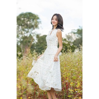 OLV - Đầm Diagonal Ruffle Dress