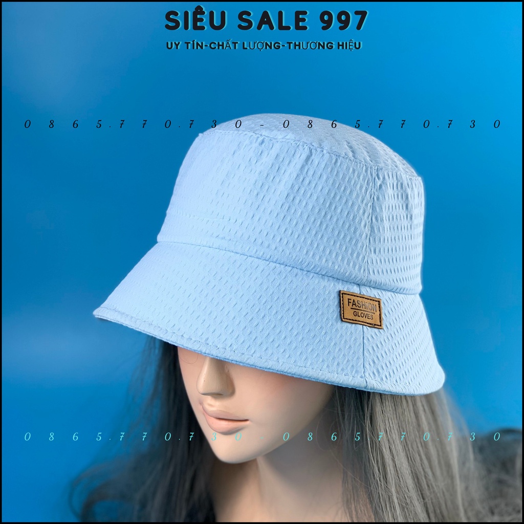 NÓN VÀNH CỤP THÊU LOGO DA CHẤT VẢI MỀM HỌA TIẾT TỔ ONG 4 MÀU CAO CẤP