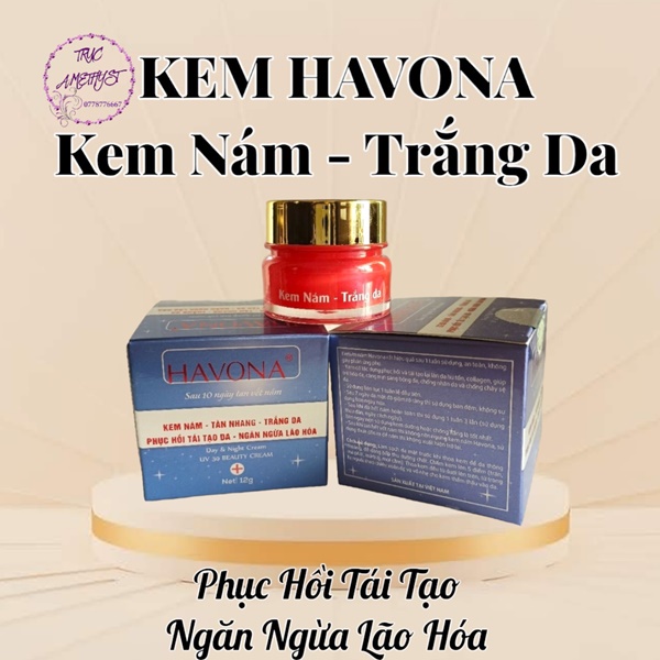 KEM NGỪA NÁM TRẮNG DA HAVONA (BLUE)