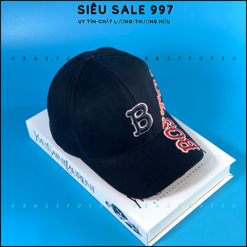 MŨ LƯỠI TRAI BOSTON KAKI DÀY CAO CẤP 2 MÀU THỜI TRANG