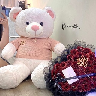 GẤU BÔNG TEDDY FIRST SNOW 1M2 CAO CẤP BUNKI