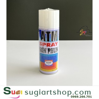 Sơn xịt atm spray 400ml các màu cơ bản - sơn xịt